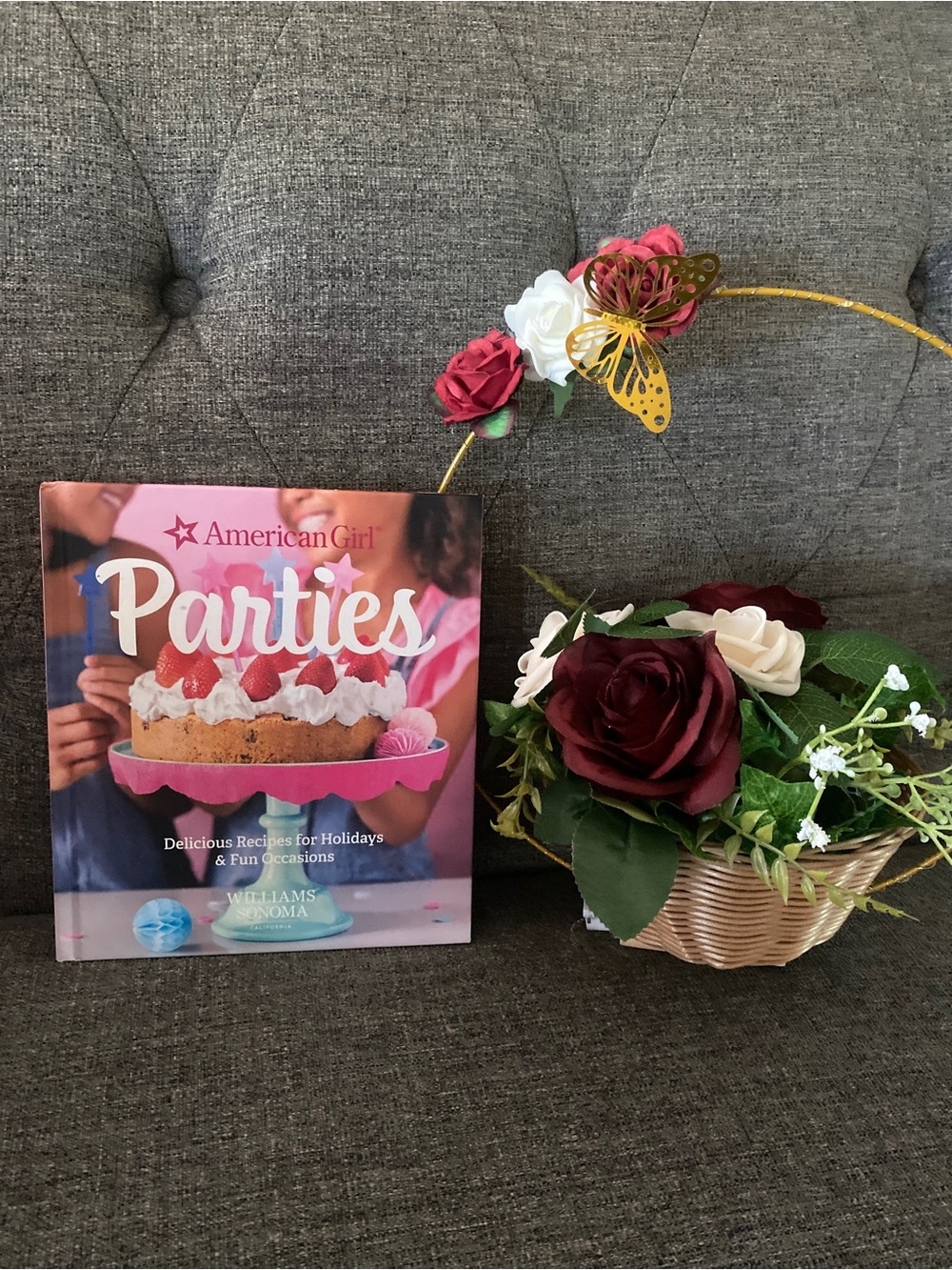 American Girl Parties Cookbook - Pink and White Cover